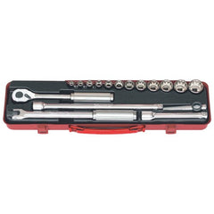 Koken - 17pc 3/8" Drive AF Socket Set (1/4" - 7/8") (6 Point & 12 Point) | KO3206A