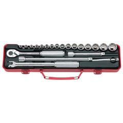 Koken - Socket Set 3/8" Drive-6 Point & 12 Point 6-22mm (21pcs)