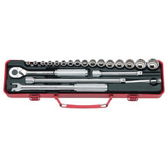 Koken - Socket Set 3/8" Drive-6 Point&12 Point 6-22mm (21pcs) | KO3206M