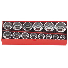 Koken - Socket Set 3/8" Drive-12 Point 1/4-7/8 AF (14pcs) | KO3217A
