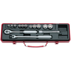 Koken - Socket Set 3/8" Drive-12 Point 8-22mm (14pcs)