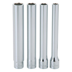 Koken - 3/8" Drive Extra Deep Socket Set - 4 Piece - 120mm Long