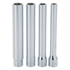 Koken - 3/8" Drive Extra Deep Socket Set - 4 Piece - 120mm Long | KO3300M/4-L120