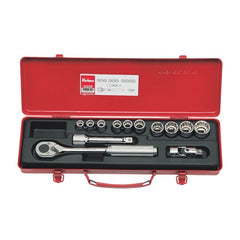 Koken - 13pc 1/2" Drive 12 Point Mtrc Socket Set (10mm - 24mm) | KO4222M