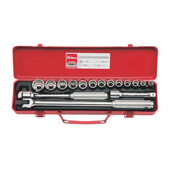 Koken - 17pc 1/2" Drive Metric Socket Set (9mm - 26mm) | KO4230M
