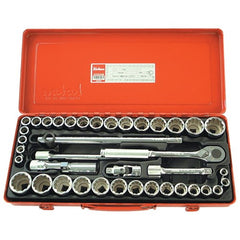 Koken - Socket Set 1/2" Drive 12 Point AF/met (40pcs) | KO4239AM