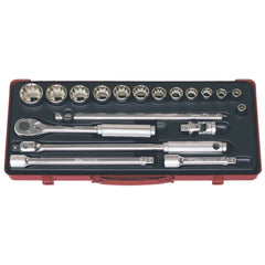 Koken - 19pc 1/2" Drive Socket Set (3/8" - 1-1/4"AF)