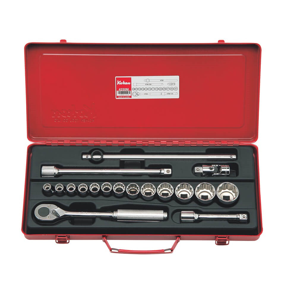 Koken - 18pc 1/2" Drive Socket Set