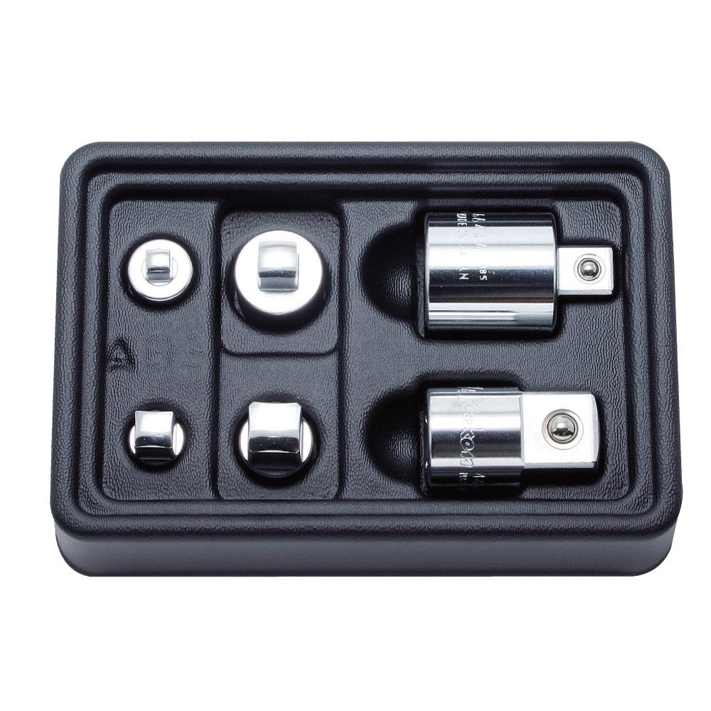 Koken - 6pc Reducer & Adaptor Set 1/4" x 3/8" 3/8" x 1/2" 1/2" x 3/4"