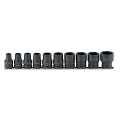 Koken - 10pc 1/2" Drive Impact Socket Set (on Rail) | KORS14401M/10