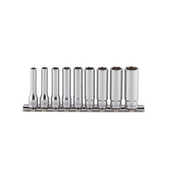 Koken - Socket Set 1/4dr-deep Af(12pt)9pcs Rail | KORS2305A/9