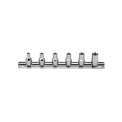 Koken - Torx Socket Set On Rail 6pc 1/4" Drive | KORS2425/6