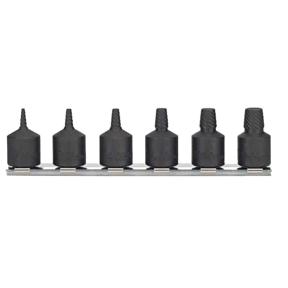 Koken - 6pc 3/8" Drive Bolt Twister Set (2mm - 10mm) On Rail