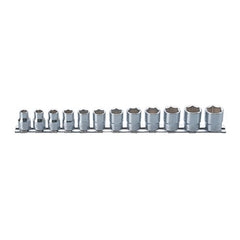 Koken - Socket Set On Rail 3/8" Drive.12 Point 8-19mm 12pc | KORS3405M/12