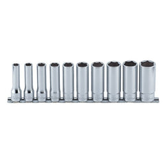 Koken - Socket Set On Rail 1/2" Drive 10-22mm Deep 10pc | KORS4300M/10