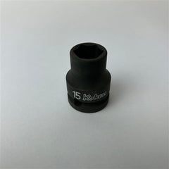 Koken - 1/2" Drive 15mm Thin Wall Impact Socket - 6 Point | KO14401M15