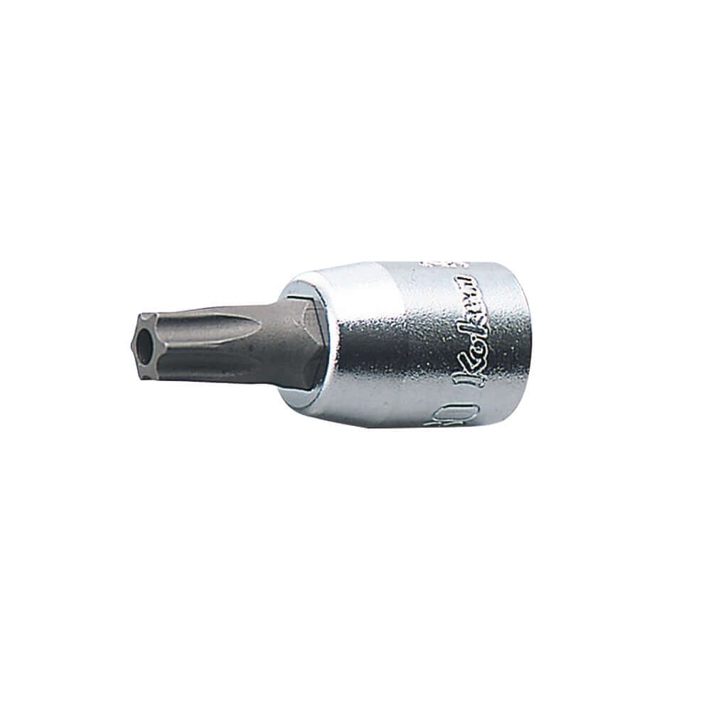 Koken - 1/4" Drive T15 Tamper Resistant Torx Bit Socket
