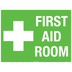 Uniform Safety Signs - 450x300mm - Metal - First Aid Room | 507LSM