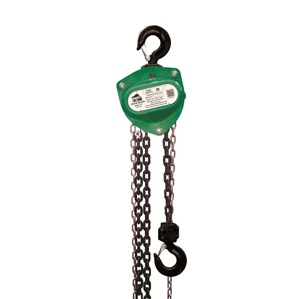 Beaver - Chain Block Beaver 3S Overload 2t 3m Green | 508203