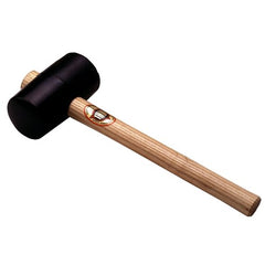 Thor - Black Rubber Mallet - 310g / 3/4lb - 54mm Head - Wood Handle | TH952