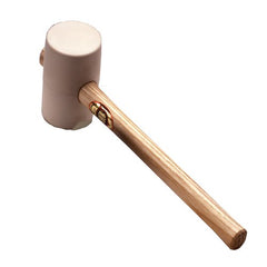 Thor - White Rubber Mallet - 375g / 3/4lb - 54mm Head - Wood Handle | TH952W