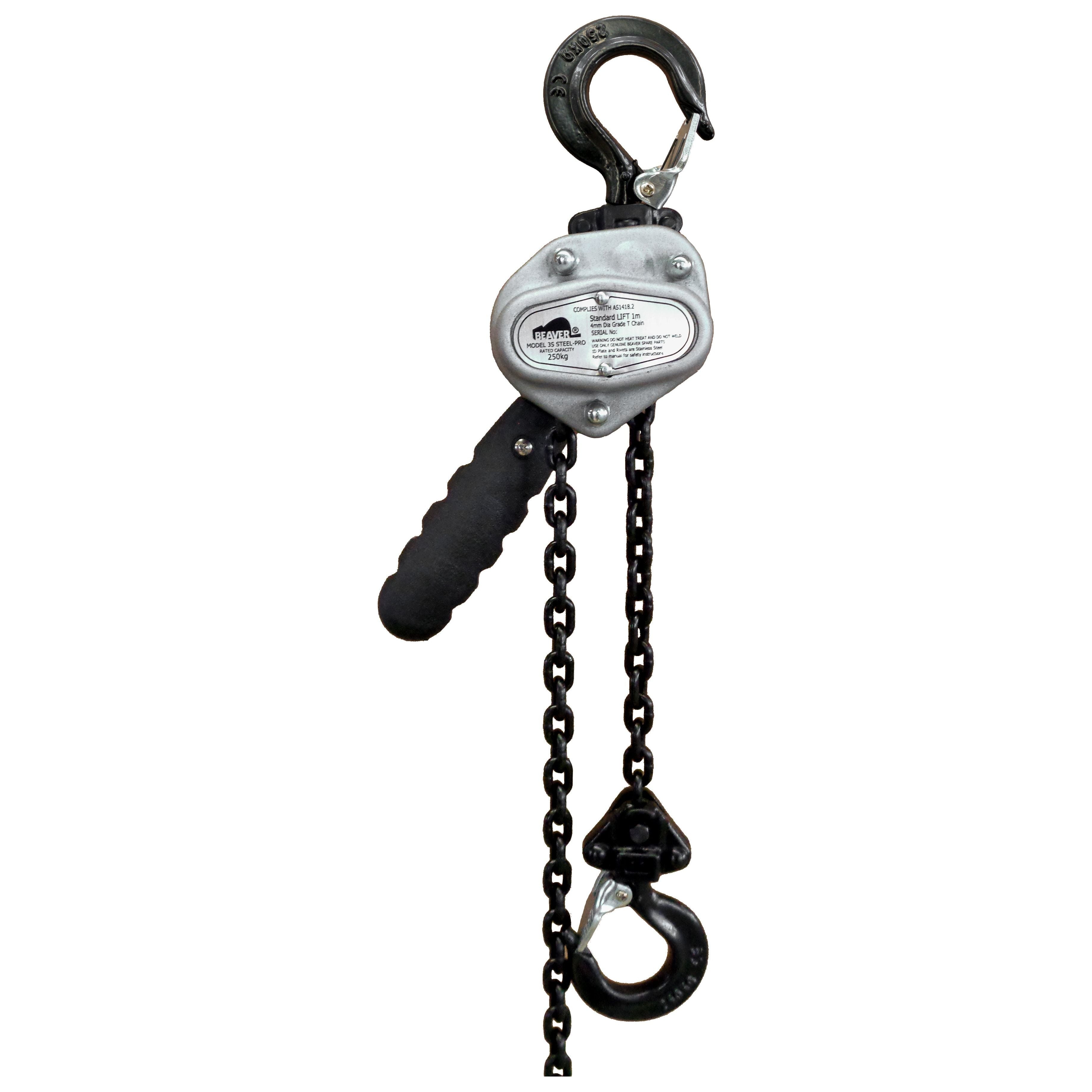 Beaver - Lever Block Beaver 3S Steel Pro 250kg 1M Steel Version | 509025