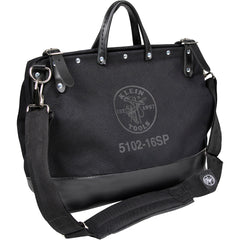 Klein Tools - 16IN BLK CNVS BAG WITH SHOULDER STRAP | A-510216SPBLK