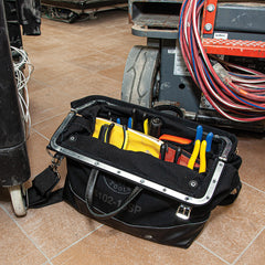 Klein Tools - 16IN BLK CNVS BAG WITH SHOULDER STRAP | A-510216SPBLK