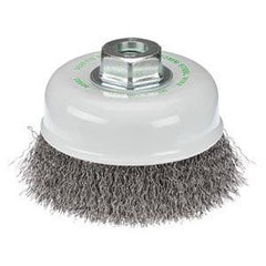 Bordo - 75mm 0.30mm Stainless Steel Crimp Wire Cup Brush | 5105-75-3.3