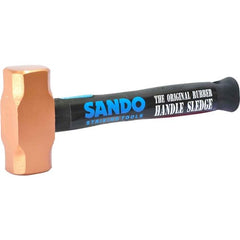Sando - Copper Face Sledge Hammer - 3lb / 1.4kg - 12" Unbreakable Handle | SDSLDG/3-12C