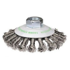 Bordo - 100mm 0.50mm Twist Knot Bevel Brush | 5113-100-3.5