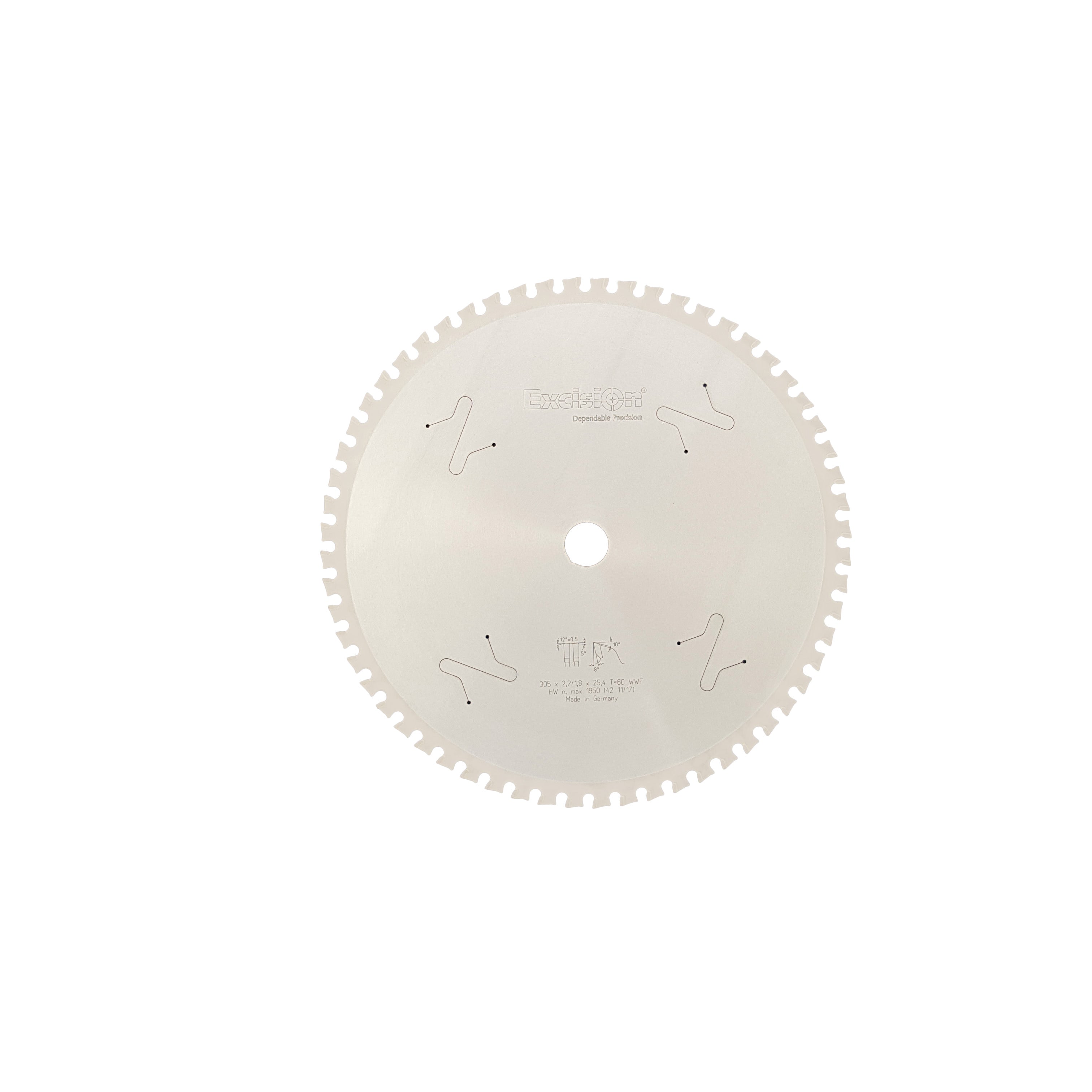 Excision - 305 x 2.2/1.8 x 25.4 x 60T TCT Dry-Cut Blade | 5113052560