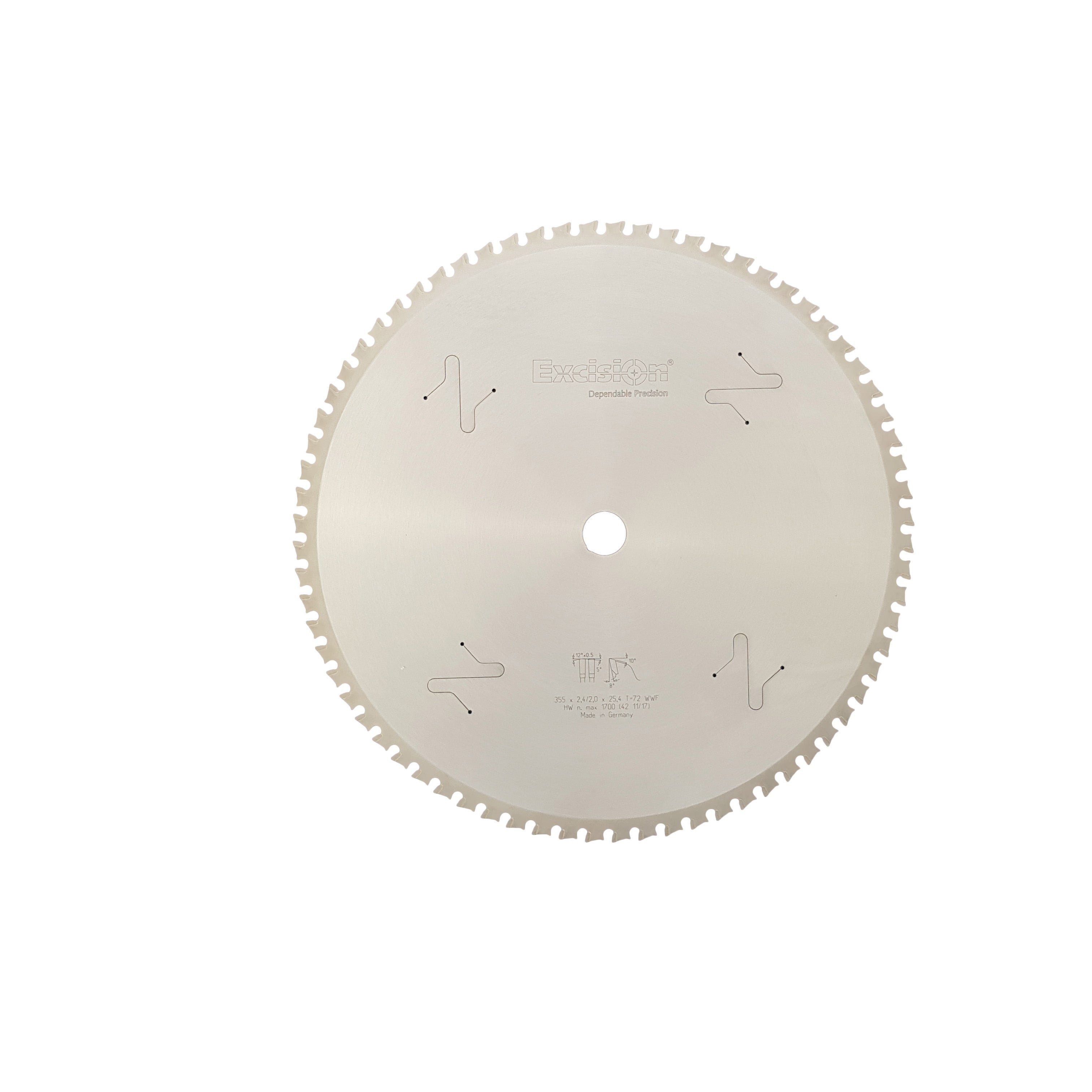 Excision - 355 x 2.4/2.0 x 25.4 x 72T TCT Dry-Cut Blade | 5113552572