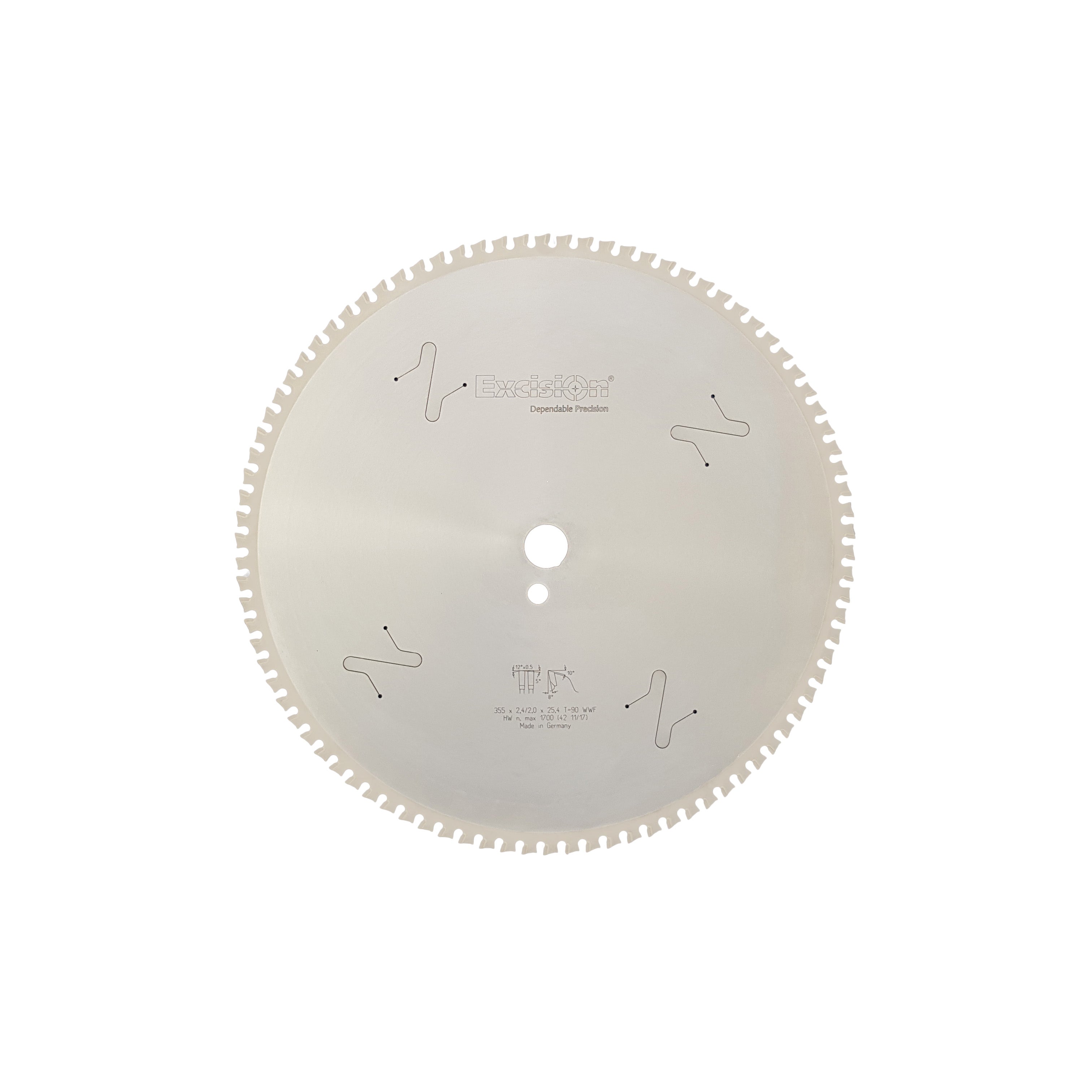 Excision - 355 x 2.4/2.0 x 25.4 x 90T TCT Dry-Cut Blade | 5113552590