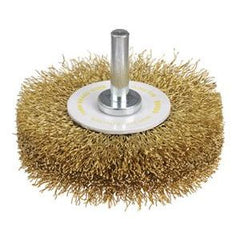 Bordo - 70mm 0.3mm Brass Wire High Speed Crimp Wire Wheel Brush | 5118-7018.2B