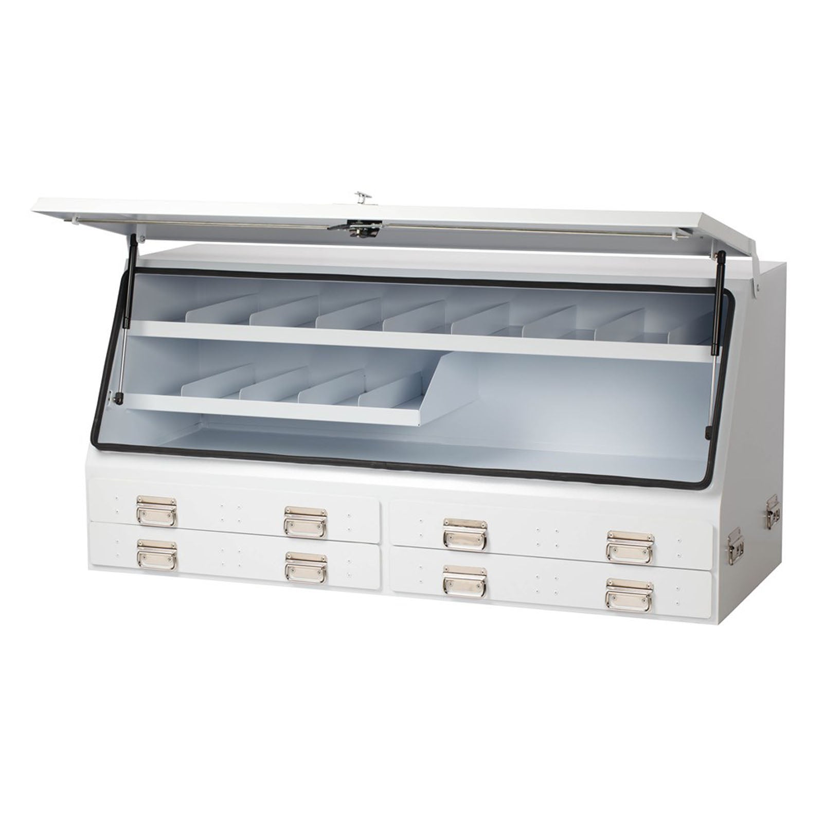 Kincrome Upright Truck Box 4 Drawer 1500mm (59") White | 51205W