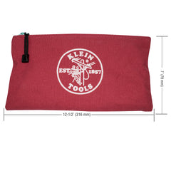 Klein Tools - 4PK ZIPPER BAG RED BLK BROWN GREY 5140S | A-5141