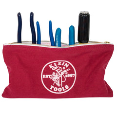 Klein Tools - 4PK ZIPPER BAG RED BLK BROWN GREY 5140S | A-5141