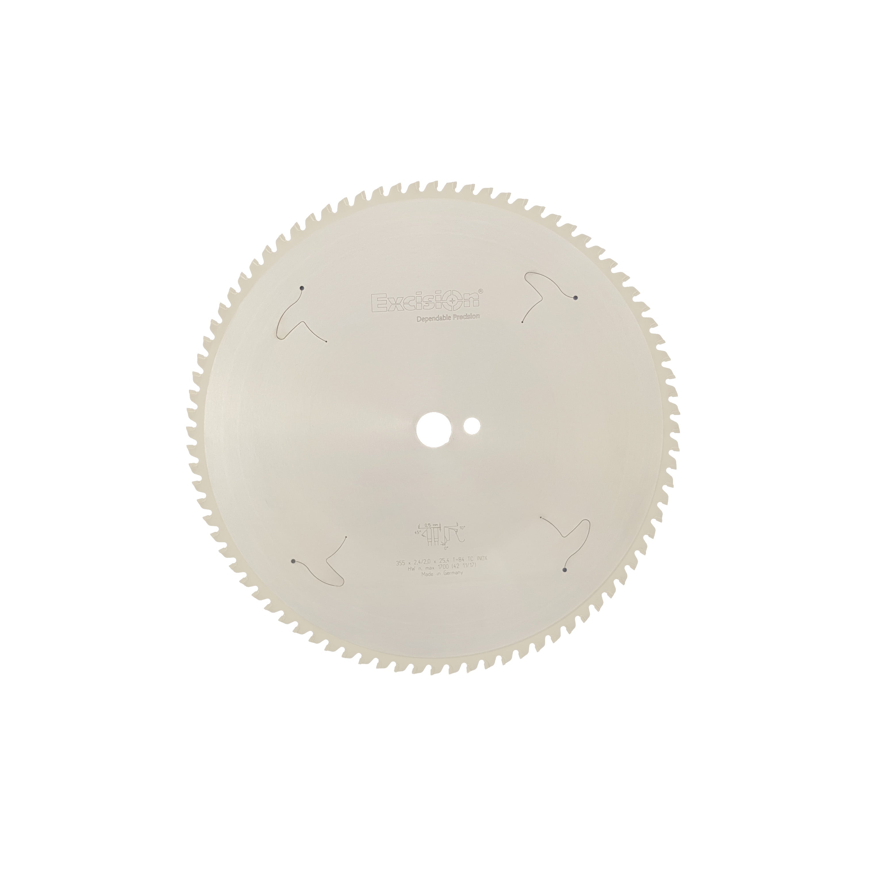 Excision - 355 x 2.4/2.0 x 25.4 x 84T TCT Stainless Blade | 5153552584