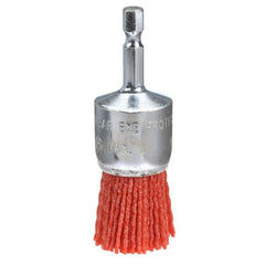 Bordo - 25mm NylonGrit End Brush with hex shank | 5154-25S