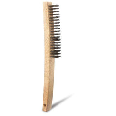 Bordo - 0.35mm 4x19 Rows Stainless Steel Wire Long Wooden Handle Bru | 5170-SS-4R