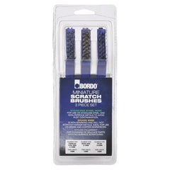 Bordo - Miniature 3 Piece Scratch Brush Set | 5171-S1
