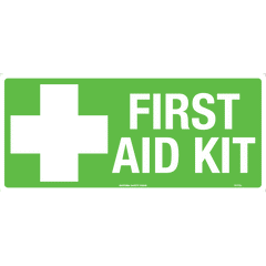 Uniform Safety Signs - 450x200mm - Metal - First Aid Kit | 517OLM