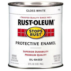 Rust-Oleum - Stops Rust Gloss White - Quart 946ml | 7792504
