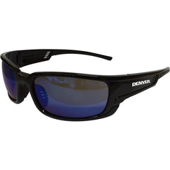 Maxisafe - Black Denver Blue Mirror Safety Glasses - Pack Of 12 | EDE310-12