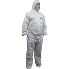 Maxisafe - Koolguard Laminated Disposable Coveralls - White - 3XLarge | COT619-3XL
