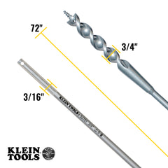 Klein Tools - FLEX BIT AUGER 3/4 IN X 72 IN | A-53751