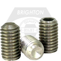 Brighton Best - M2-0.40x6 MM - METRIC GRUB (SOCKET SET) SCREW CUP POINT A2-70 (304) | 539516