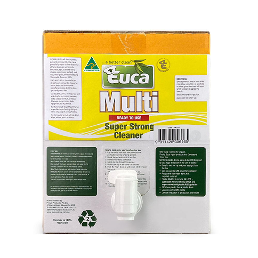 Euca - MULTI CLEANER D/GREASE READY TO USE 12L CASK | 540X