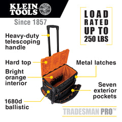 TRADESMAN PRO MASTER ROLLING TOOL BAG | A-55473RTB